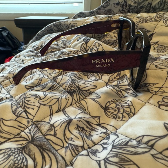 Red Prada glasses. Yes they are real. - Picture 3 of 6